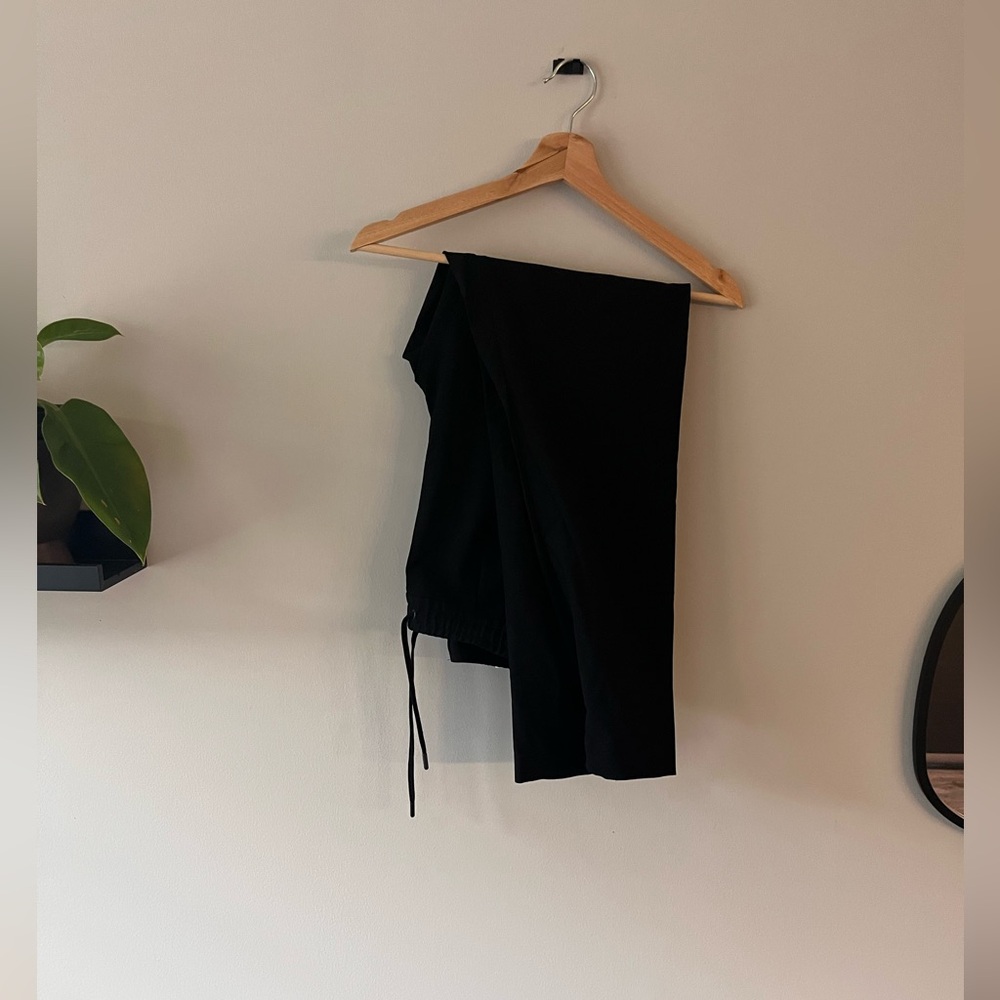 Zara slim fit black jogger dress pants